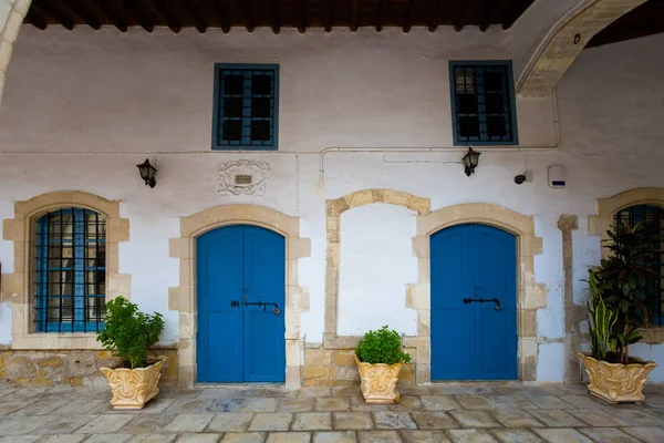 Hermosa Arquitectura Larnaca Paisaje Urbano Isla Chipre — Foto de Stock