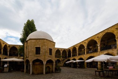 Güzel binalar Türk Lefkoşa. Kıbrıs Adası'nda alınan cityscape.