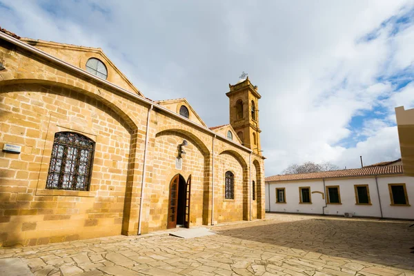 Hermosa Arquitectura Antigua Iglesia Del Arcángel Michael Trypiotis Nicosia Chipriota —  Fotos de Stock