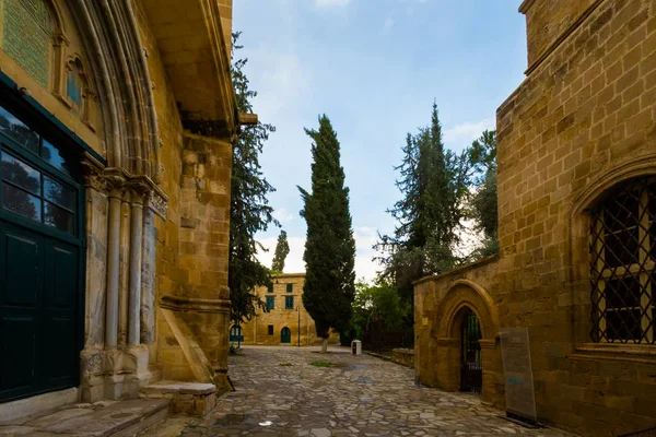 Bella Vecchia Architettura Del Turco Mahmut Kutuphanesi Nicosia Paesaggio Urbano — Foto Stock