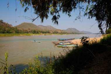 Luang Prabang nehirde Mekhong