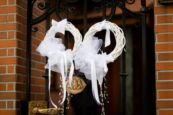 Mooie bruiloft decoratie detail — Stockfoto