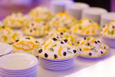 Güzel düğün Resepsiyon tatlı açık büfe