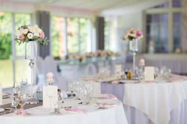 Güzel düğün Resepsiyon Masa dekorasyonu