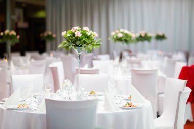 Güzel düğün Resepsiyon Masa dekorasyonu