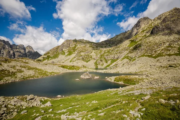 Caminho para as montanhas Rysy Tatra — Fotografia de Stock