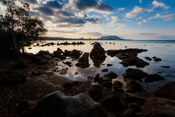 Letní Přímořská Pláň Tropickém Ostrově Phu Quoc Oblast Bai Thom — Stock fotografie