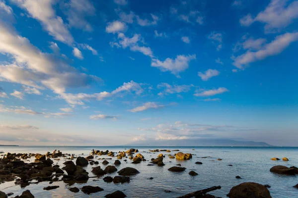 Pescadores Durante Trabalho Ilha Tropical Phu Quoc Área Bai Thom — Fotografia de Stock