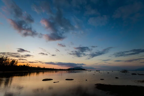 Summer Sunset Seascape Tropical Phu Quoc Island Hon Mot Island — Fotografia de Stock