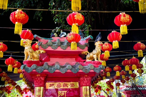 Chi Minh Vietnam 2020 Január Gyönyörű Részletek Ngoc Hoang Pagoda — Stock Fotó