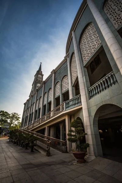 Prachtige Architectuur Van Katholieke Kerk Kathedraal Van Het Bisdom Ria — Stockfoto