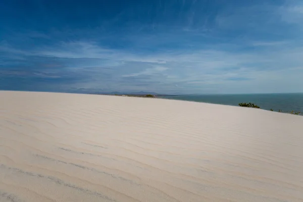 Vietnam Viaje Moto Costera Mui Phan Rang Paisaje Con Cielo — Foto de Stock