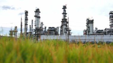 Elektrik santrali çalışıyor.