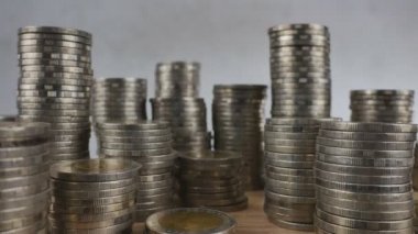 Bozuk paralar sıraya dizildi