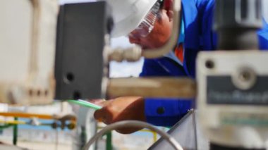 Elektrik santrali çalışıyor.