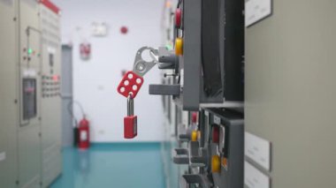 Elektrik santrali çalışıyor.
