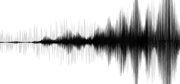 Poder Onda Terremoto Fundo Branco Vibrar Acenar Conceito Diagrama Onda — Vetor de Stock