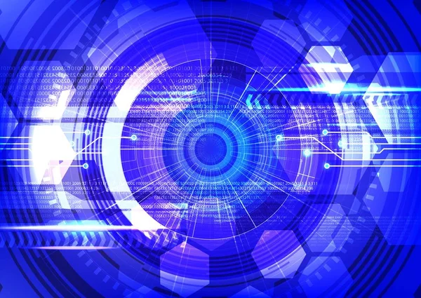 Ultraviyole Soyut Siber Hi-tech Göz Teknolojisi Arka Plan, Kamera Güvenliği ve Robot Konsept tasarımı, Vektör İllüstrasyon.
