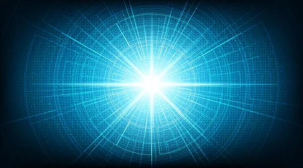 Tech Digital Light Blue Arrière Plan Avenir Technologie Conception Concept — Image vectorielle