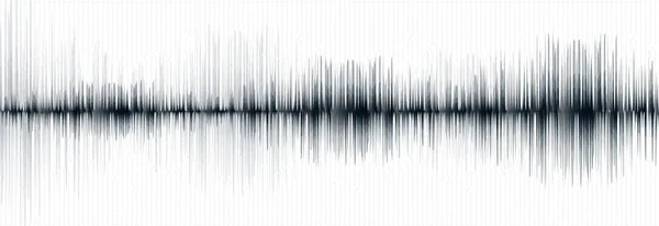 Blauwe Digitale Geluidsgolf Met Technologie Microchip Achtergrond Audio Aardbeving Wave — Stockvector