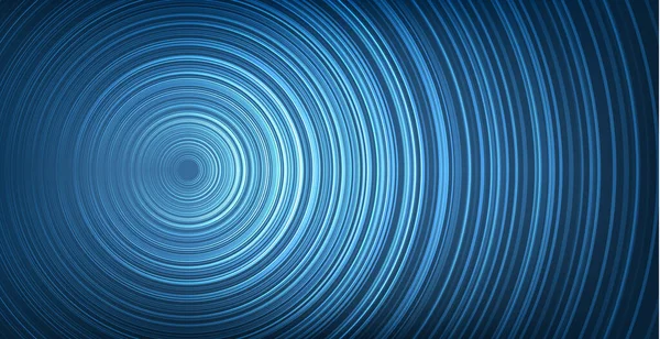 Modern Circle Blue Digital Ses Dalgası, teknoloji ve deprem dalgası konsepti, müzik endüstrisi için tasarım, Vector, Illustration.