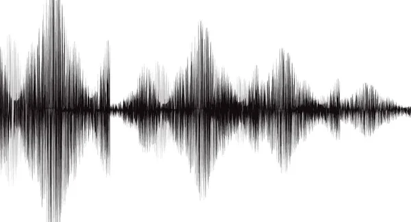 Earthquake Wave White Paper Background Sound Wave Diagram Concept Design — Archivo Imágenes Vectoriales