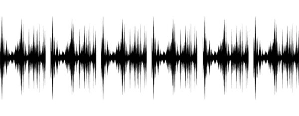 Mini Earthquake Wave on White paper background,Sound wave diagram concept,design for education and science,Vector Illustration.