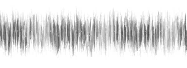 Gray Sound Wave on White paper background,earthquake wave diagram concept,design for education and science,Vector Illustration.