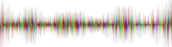 Colorful Line Digital Sound Wave Erdbebenwellen Konzept Design Für Die — Stockvektor