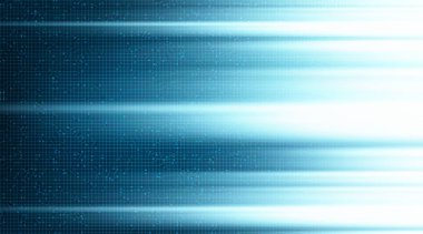 Devre Mikroçipi Teknolojisi Arkaplanındaki Modern Hız Işığı, Yüksek Teknoloji Dijital ve İnternet Konsepti Tasarımı, Yazılı metin için Boş Alan, Vektör illüstrasyonu.