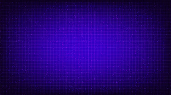 紫色の未来的なデジタルマイクロチップ技術の背景 ハイテクとセキュリティの概念設計 無料のスペースを入れてテキストのために ベクトルイラスト — ストックベクタ