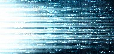 Light  Electronic with Digital Circuit Network on Blue Background,future and technology Concept design,Vector illustration.