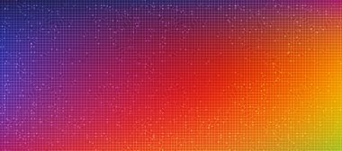 Renkli Arkaplan, Dijital ve İletişim Konsepti Tasarımı, Vektör illüstrasyonu üzerine Siber Teknoloji.