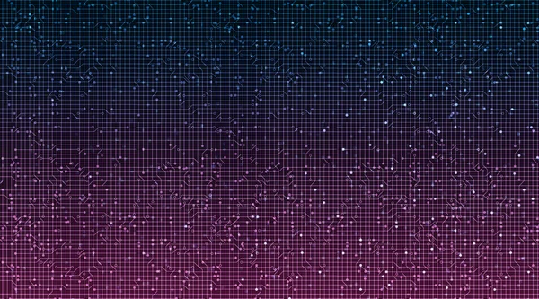 Μπλε Και Violet Technology Background Tech Digital Και Δίκτυο Concept — Διανυσματικό Αρχείο