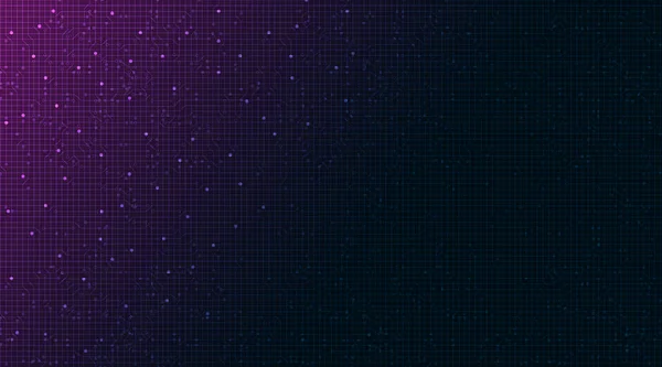 深紫色电路微晶片技术的未来背景 高科技数字和通信概念设计 自由空间的文字输入 矢量图解 免版税图库矢量图片