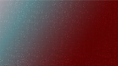 Teknoloji Arkaplanındaki Kırmızı Sayısal Hat Mikroçipi, Yüksek Teknoloji ve Güvenlik Konsepti Tasarımı, Yazı için Boş Alan, Vektör illüstrasyonu.