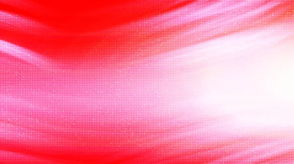 Vitesse Numérique Rouge Sur Fond Micropuce Technologique Conception Concept Numérique — Image vectorielle