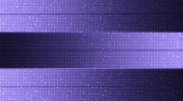 Световая Фиолетовая Технология Заднего Плана Высокотехнологичная Цифровая Сетевая Концепция Векторная — стоковый вектор
