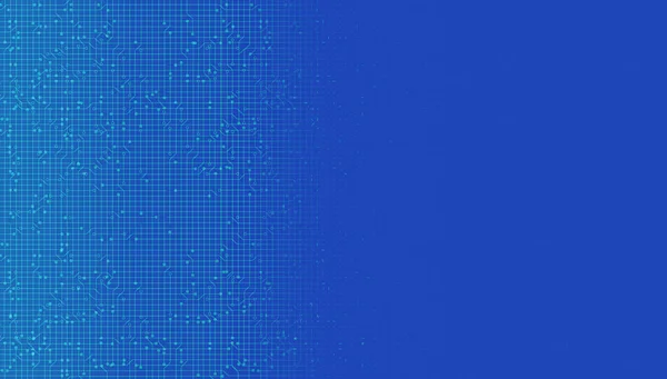 Blue Digital Network System Technology Arrière Plan Connexion Ligne Conception — Image vectorielle