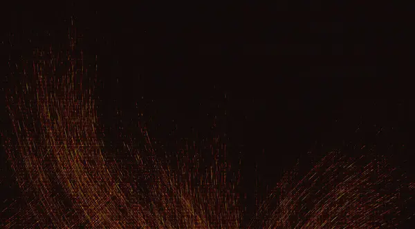 Feu Vectoriel Flammes Sur Fond Noir Étincelles Conception Conceptuelle — Image vectorielle