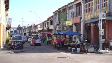 Lebuh Carnarvon 'da sabah pazarı.