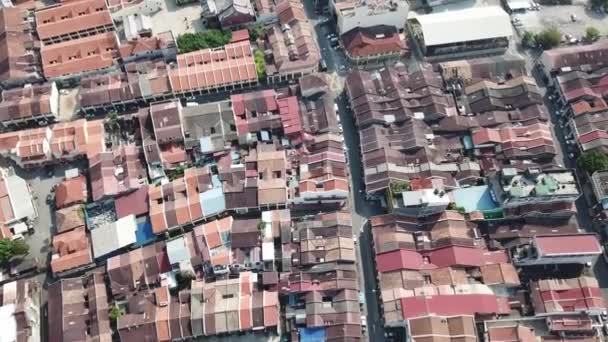 Vista Aérea Menos Movimiento Del Coche Debido Brote Covid — Vídeo de stock