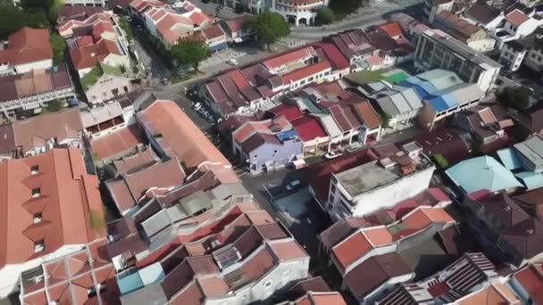 Drohne schoss während Sperrung der Armenischen Straße kein Auto an. — Stockvideo