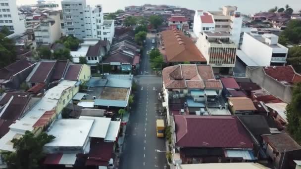 Mniej ruchu samochodowego w Gat Lebuh Armenian z powodu zamknięcia. — Wideo stockowe