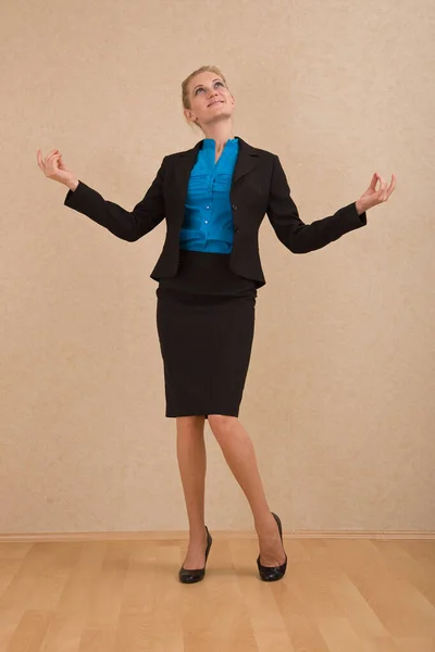 Feliz mujer de negocios — Foto de Stock