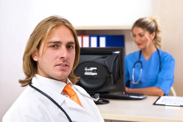 Médicos como uma equipe — Fotografia de Stock