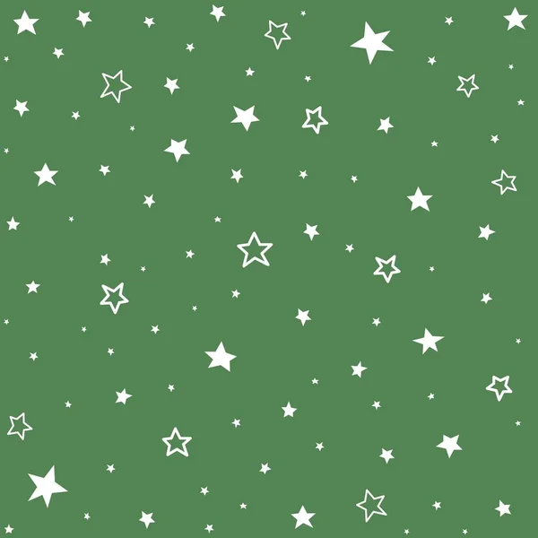 星とのシームレスなパターン — ストックベクタ