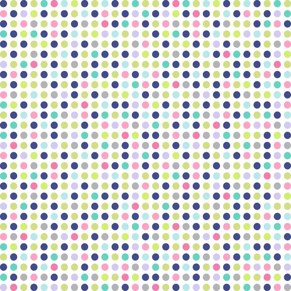 Seamless Vector Pattern Dots Colorful Background — Stock Vector