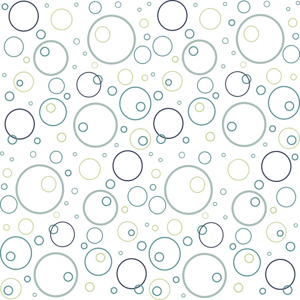 Seamless Vector Background Bubbles — Stock Vector