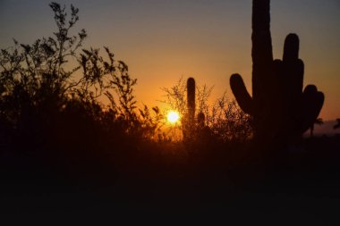 Gün doğumu ve batımı Arizona